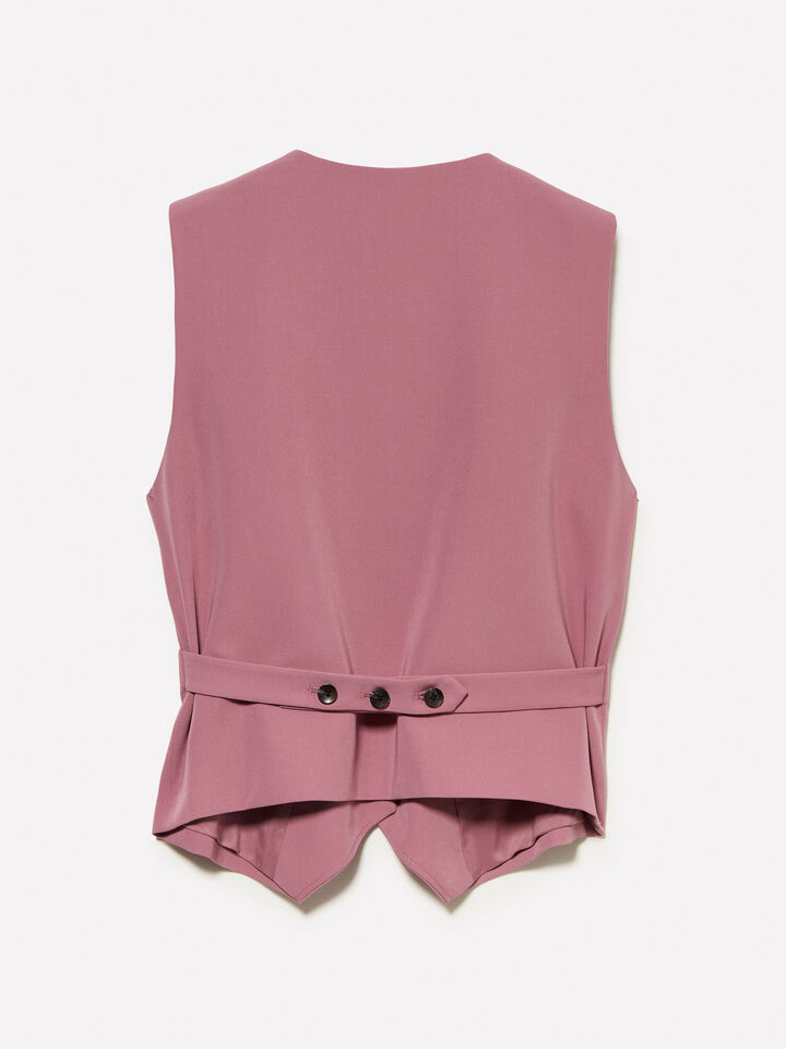 Γιλέκο μωβ slim fit - γιλέκα και αμάνικα γυναικεία - Λιλα | Sisley image number 6